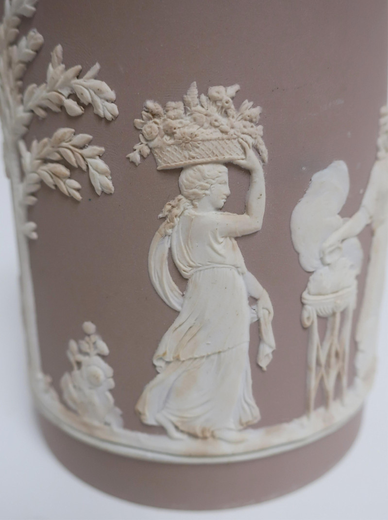 3 Wedgwood Lavender Dip Jasper Pitchers