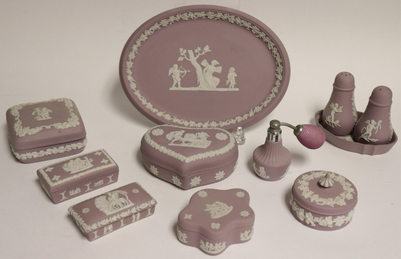 11 Wedgwood Lavender Jasperware