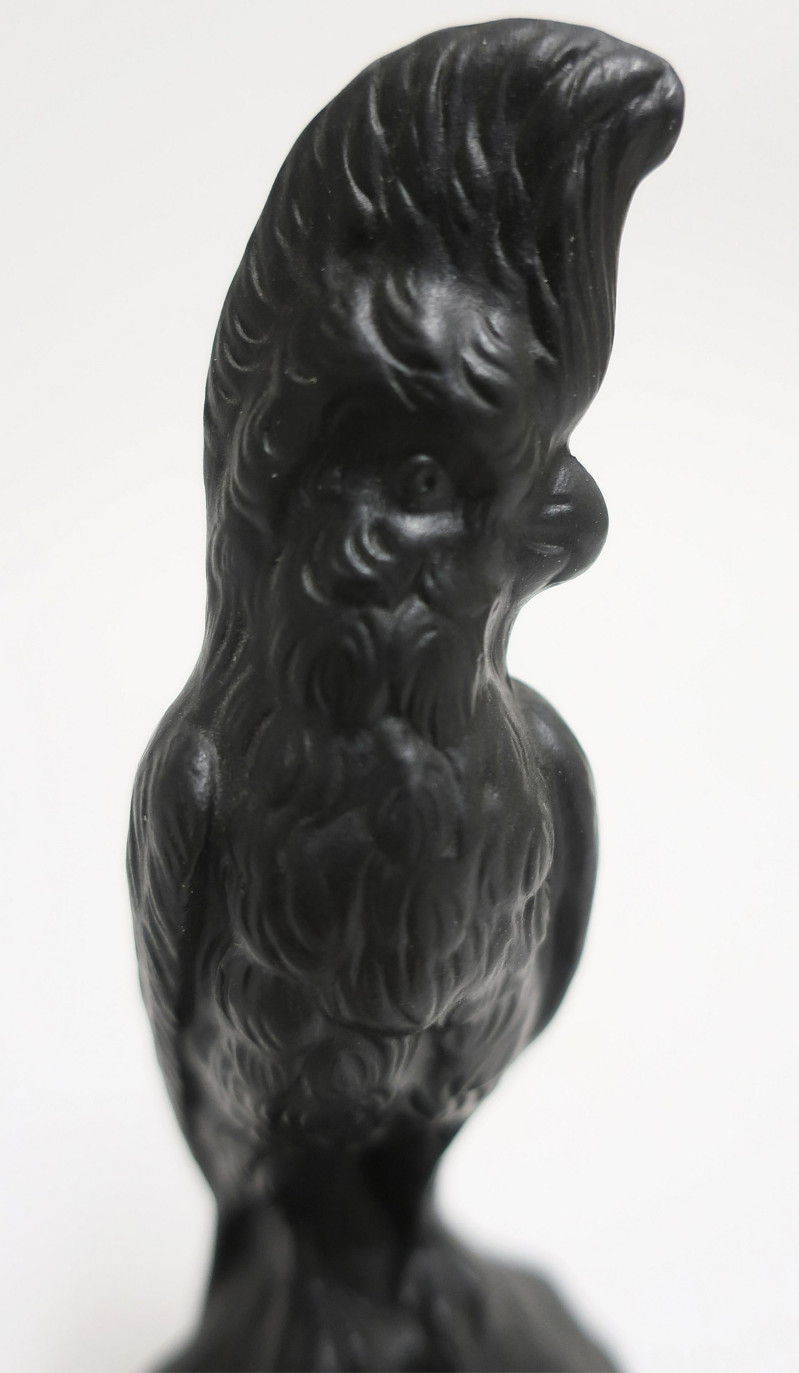 2 Wedgwood Black Basalt Birds