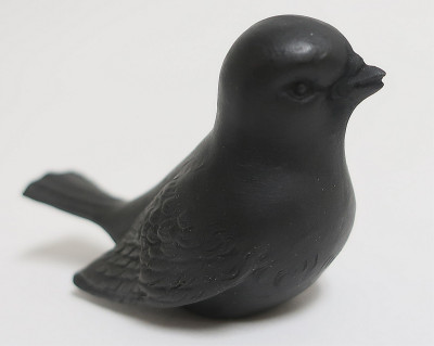 2 Wedgwood Black Basalt Birds