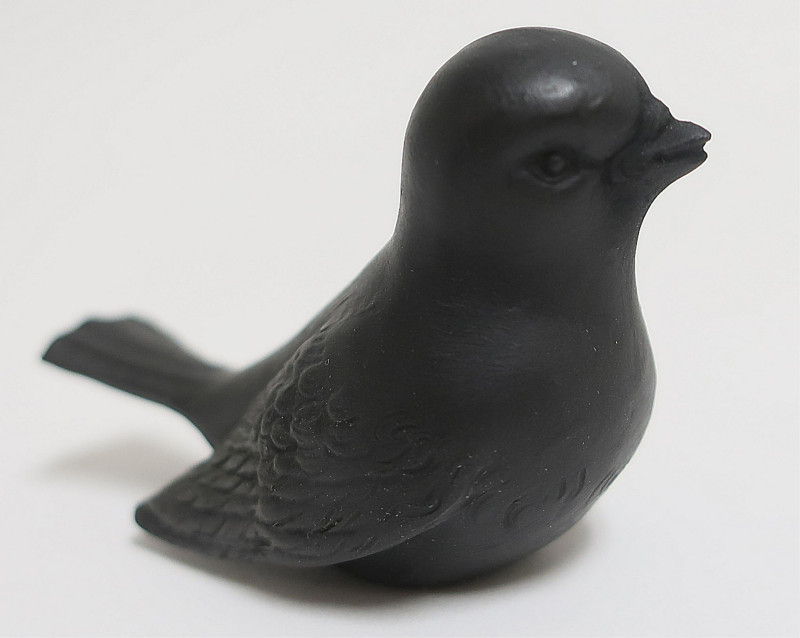2 Wedgwood Black Basalt Birds