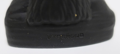 2 Wedgwood Black Basalt Birds