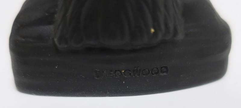 2 Wedgwood Black Basalt Birds