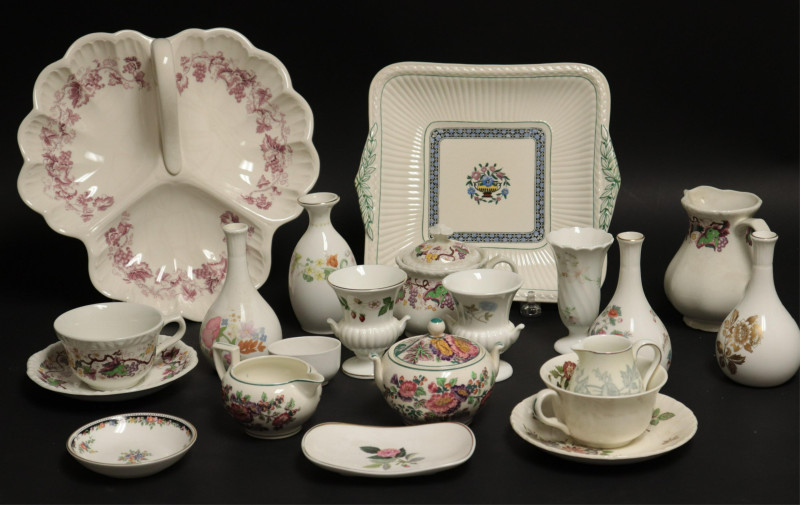Group Florally Decorated Wedgwood Items