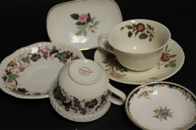 Group Florally Decorated Wedgwood Items