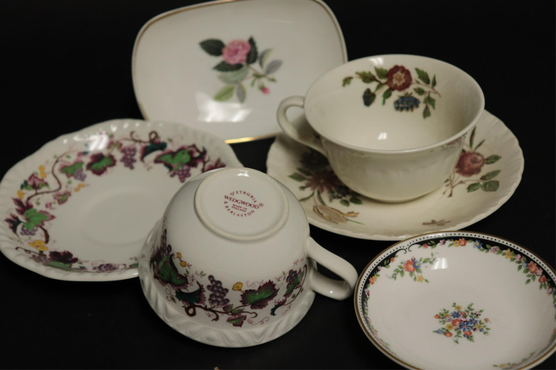 Group Florally Decorated Wedgwood Items