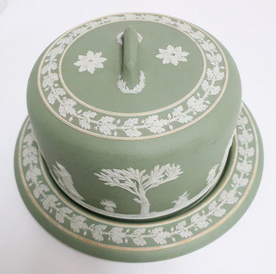 3 Wedgwood Green Jasper Dip Containers