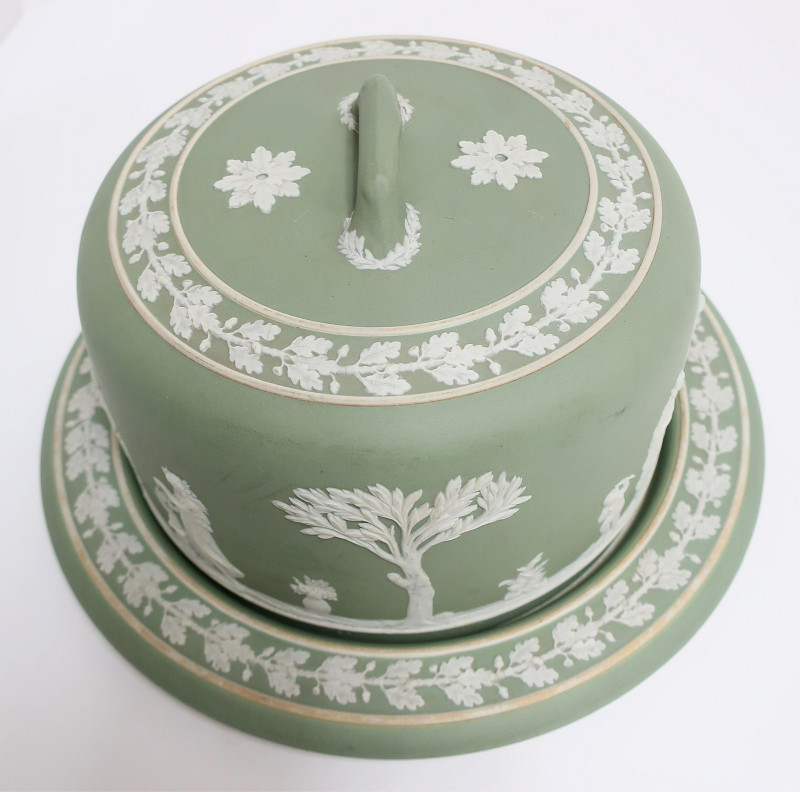 3 Wedgwood Green Jasper Dip Containers