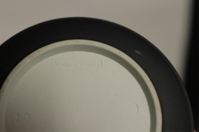 10 Wedgwood Black Jasper Dip Vases/Containers