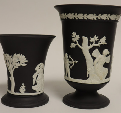 10 Wedgwood Black Basalt Small Items