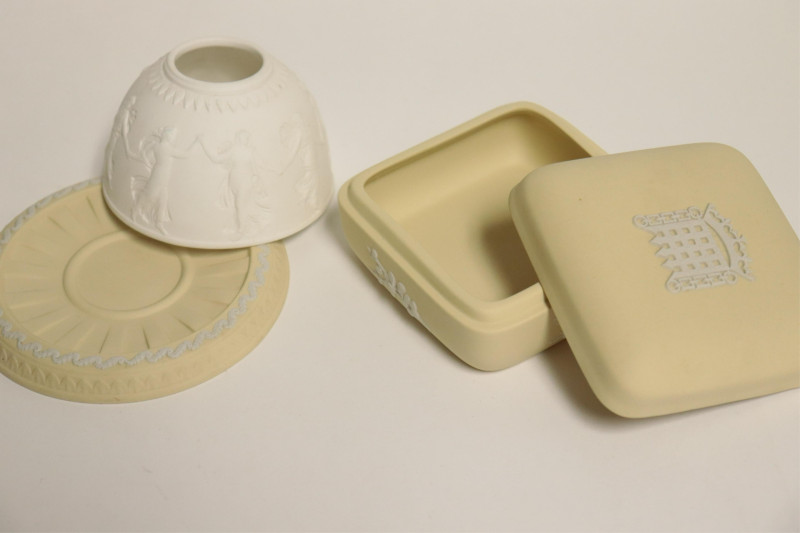 11 Wedgwood Yellow Jasperware