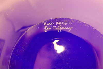 4 Art Glass Bowls, incl. Elsa Peretti for Tiffany