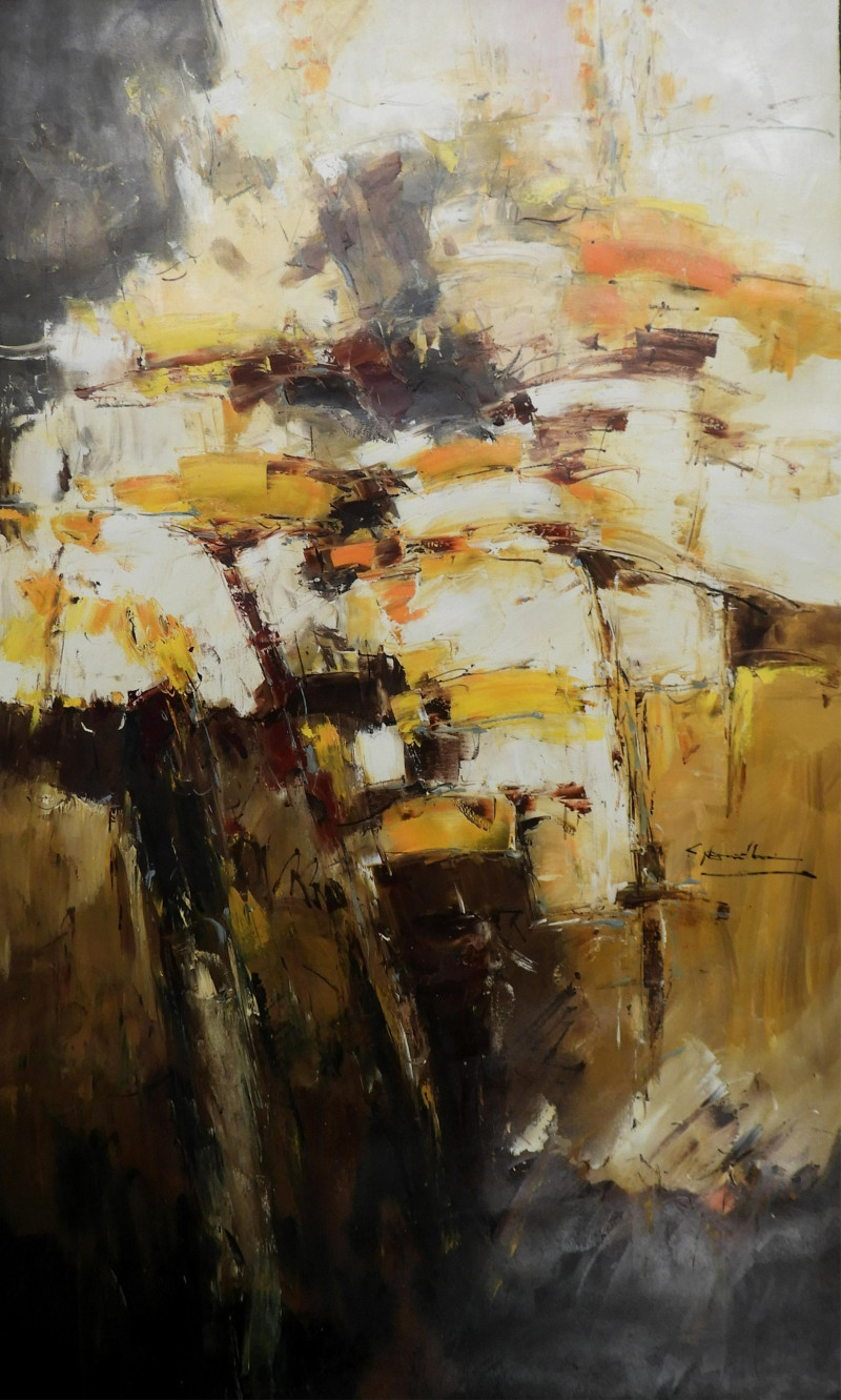 Christian Nesvadba - Tall Warm Tone Abstract