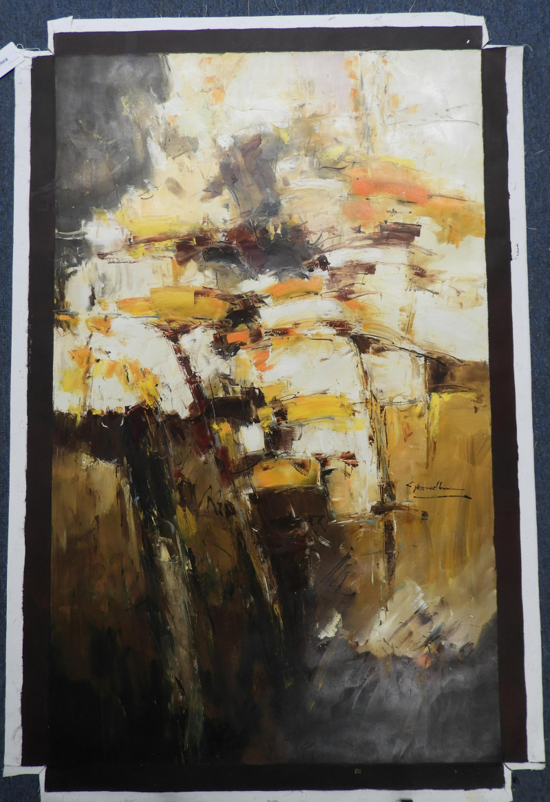Christian Nesvadba - Tall Warm Tone Abstract