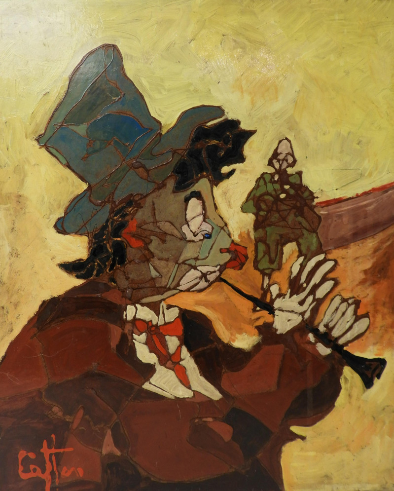 Pierre Catton - Clown with Flute