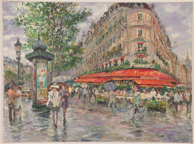 Val Tsar - &apos;Romance In The Rain Le Fouquet Cafe&apos;
