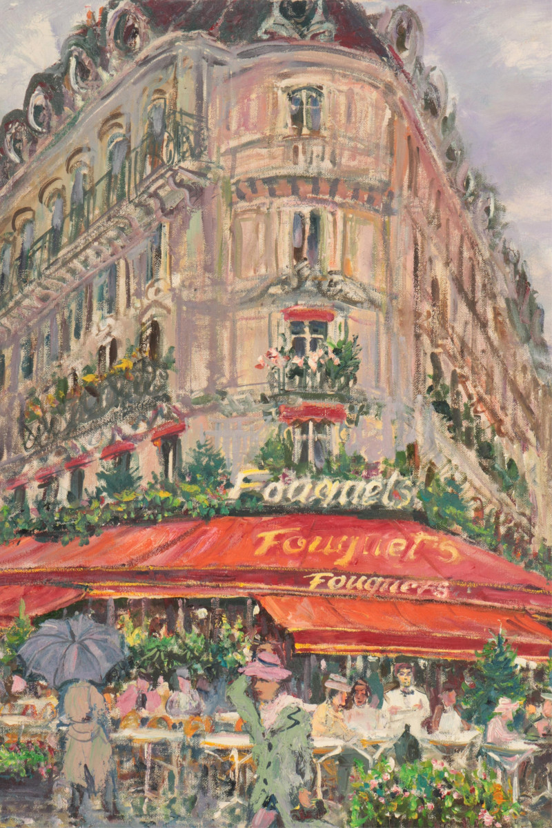 Val Tsar - &apos;Romance In The Rain Le Fouquet Cafe&apos;