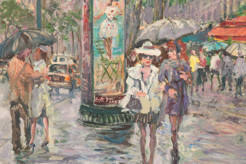Val Tsar - &apos;Romance In The Rain Le Fouquet Cafe&apos;