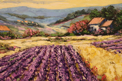 Peter van Berkel - Lavender Rows in Provence