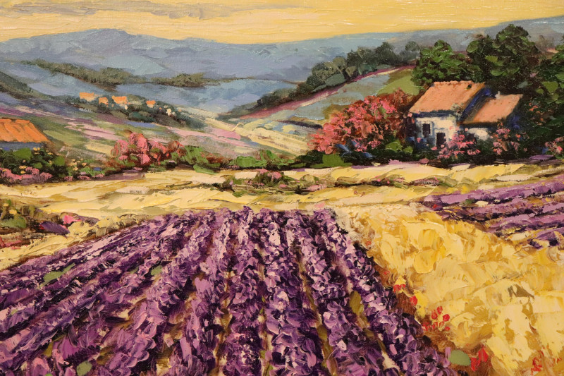 Peter van Berkel - Lavender Rows in Provence