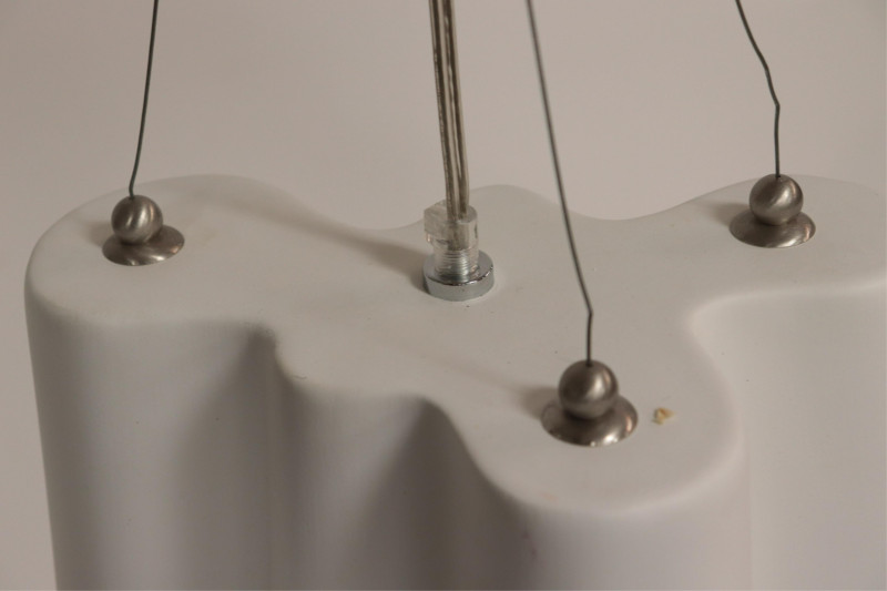 Contemporary Ceramic &quot;Hanging Drape&quot; Lantern