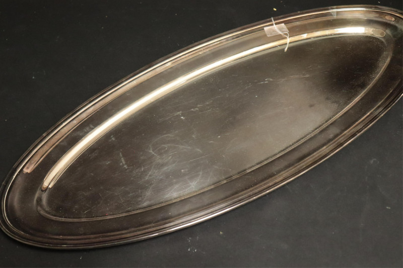 3 Items. Incl Christofle Tray, Goode Vase