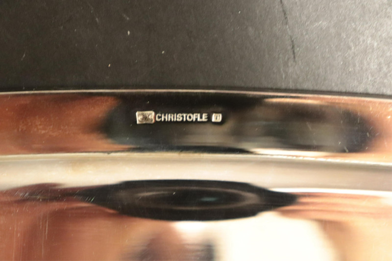 3 Items. Incl Christofle Tray, Goode Vase