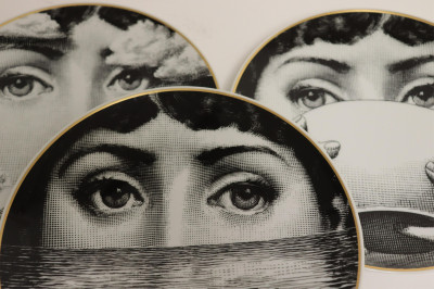 Fornasetti Rosenthal &quot;Temi e Variazioni&quot; Plates