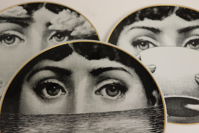 Fornasetti Rosenthal &quot;Temi e Variazioni&quot; Plates