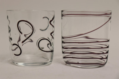 Carlo Moretti 7 Oblong Swirl Tumblers