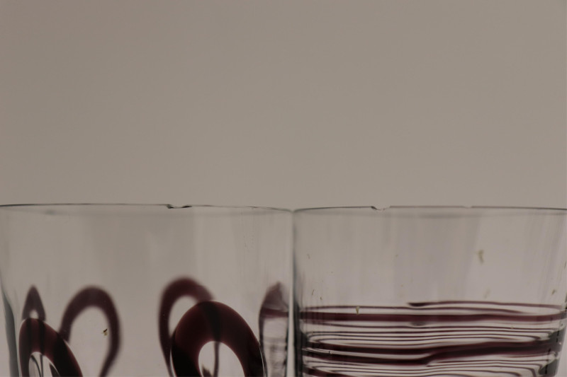 Carlo Moretti 7 Oblong Swirl Tumblers
