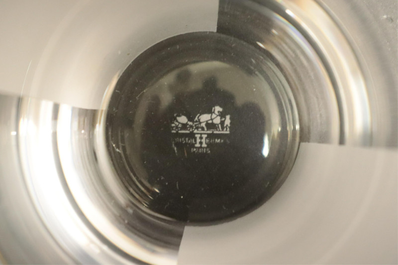 Hermes Etched Glass Bowls &amp; 12 Nut Dishes