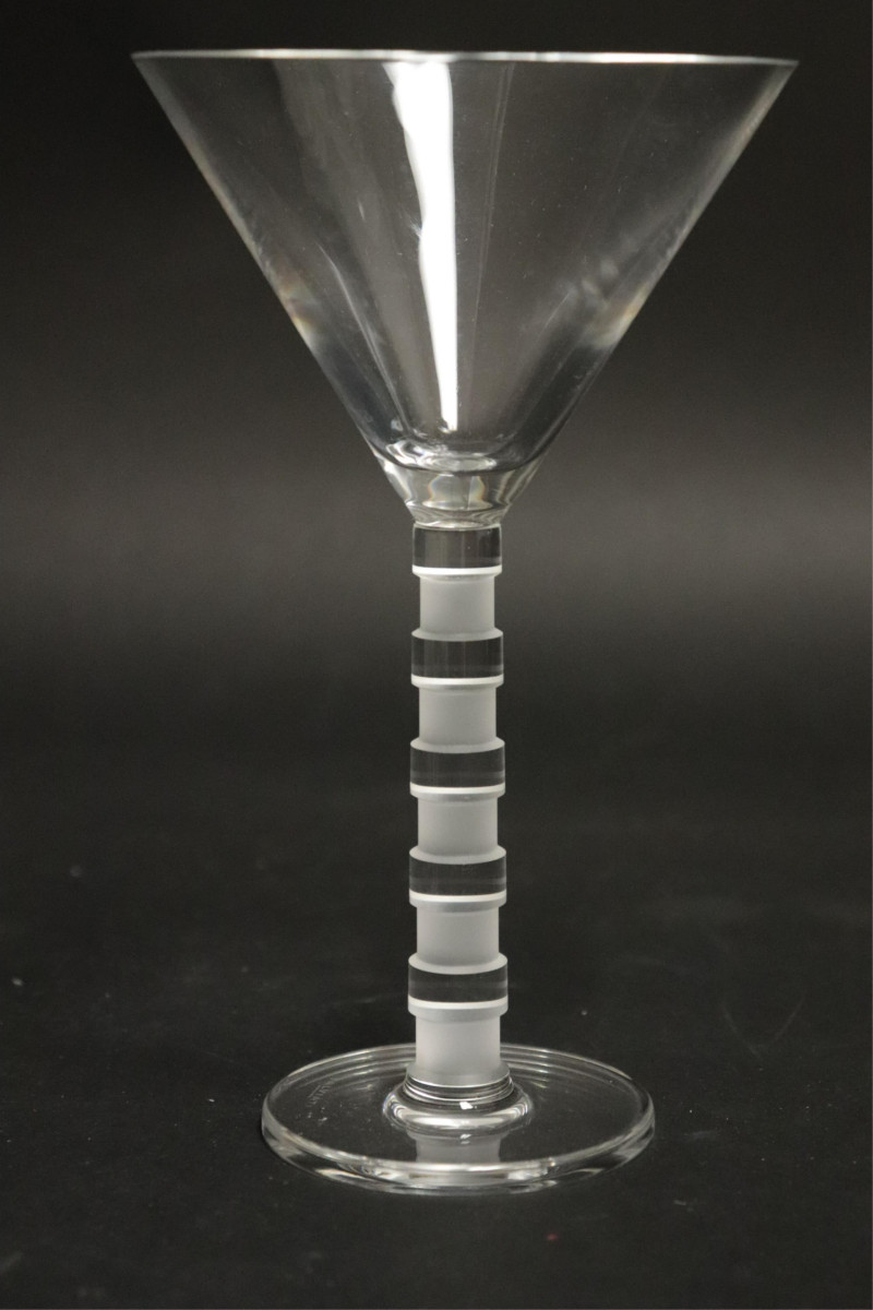 Salviati Etched Clear Glasses