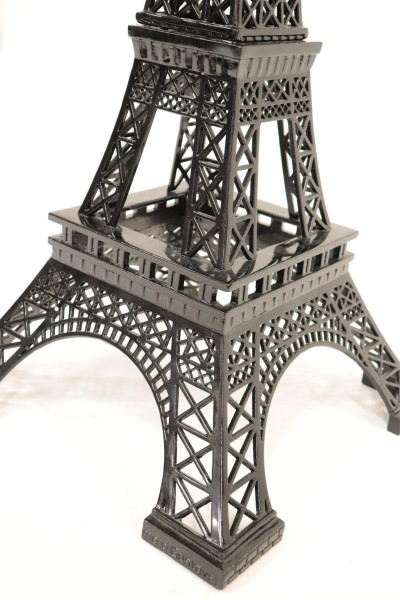 Large Enameled Metal Model of the Eiffel Tower