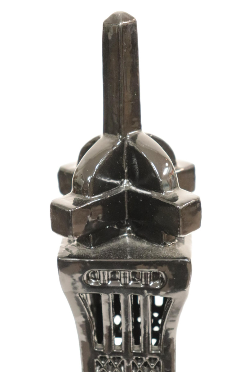 Large Enameled Metal Model of the Eiffel Tower