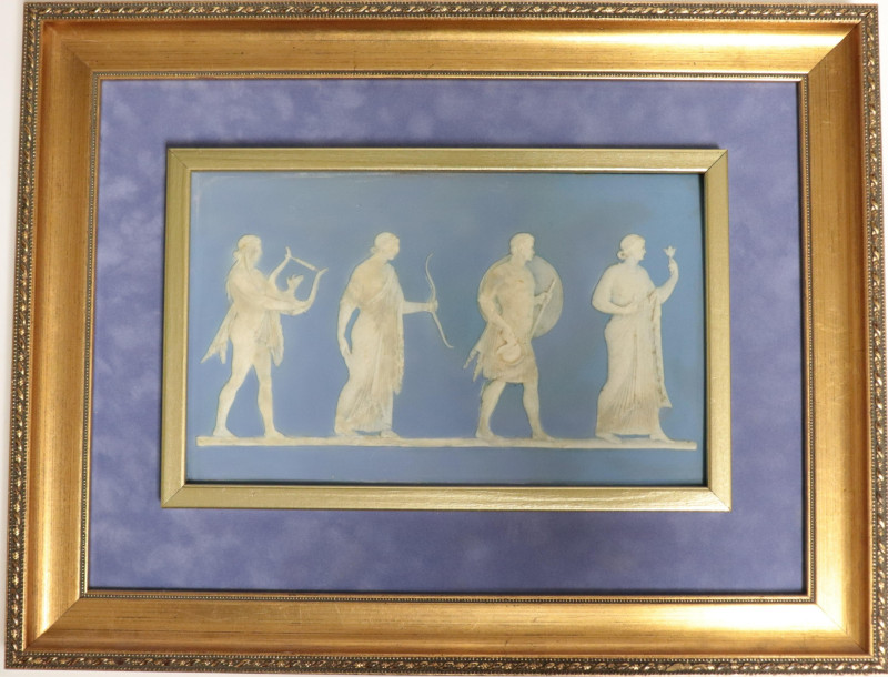 Wedgwood Blue Jasperware Plaque