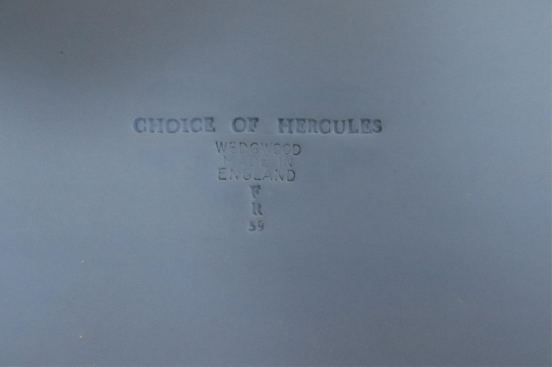 Wedgwood Blue Jasperware Plaque &quot;Hercules&quot;