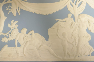 Wedgwood Jasperware Plaque &apos;Selene / Endymion&apos;