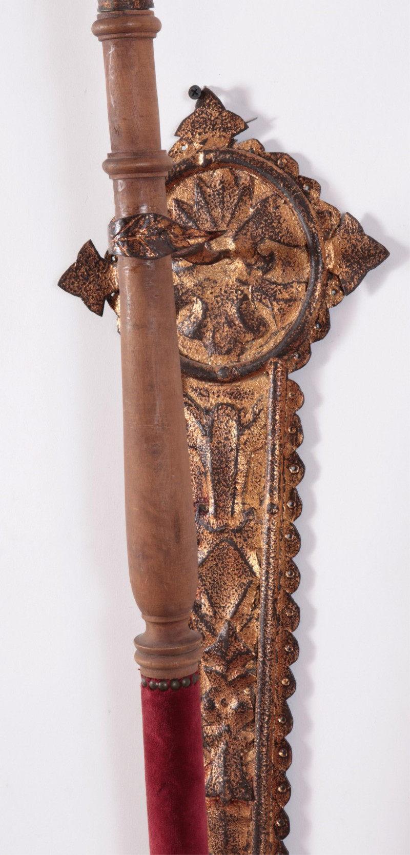 Near Pair Ornate Continental Wall Torchieres