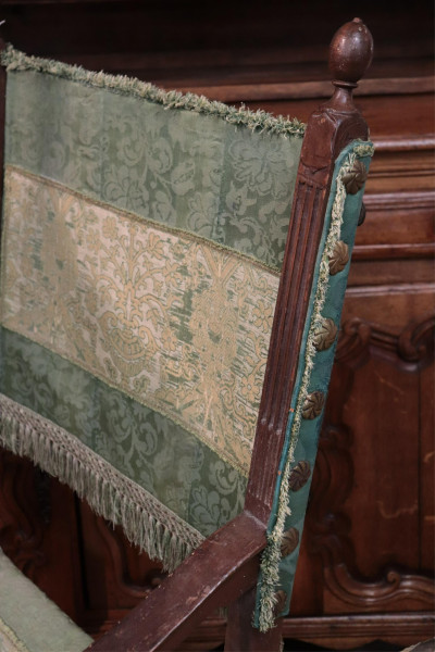 Antique Spanish Armchair and a Side Chair