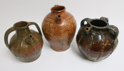 Three 19th-20th C. European Ewers
