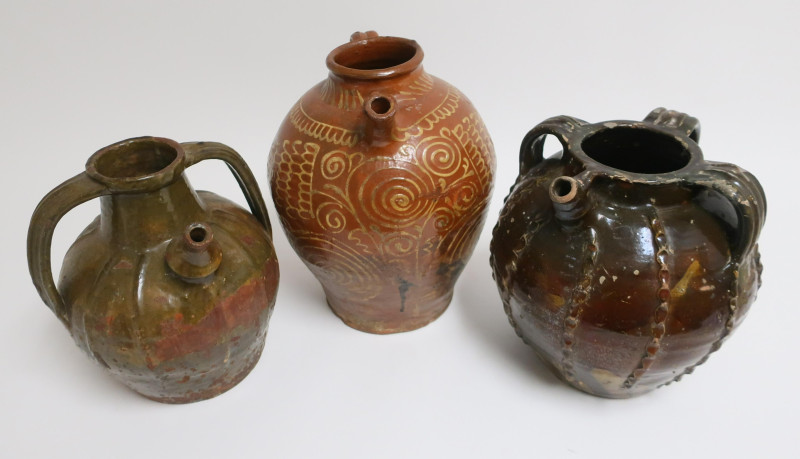 Three 19th-20th C. European Ewers