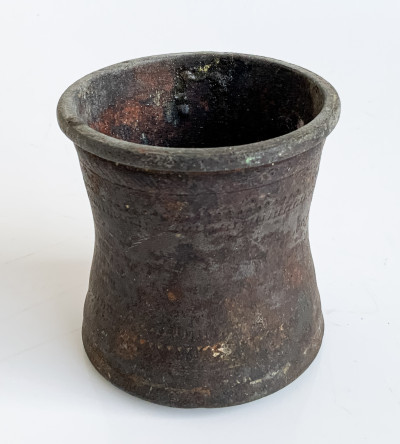 Nepalese Bronze Cups and Serving Tray