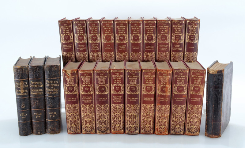 Leather Bound Book Lot