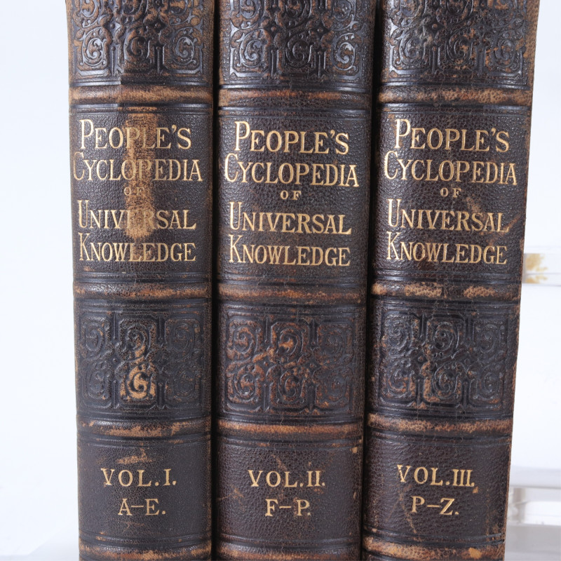 Leather Bound Book Lot