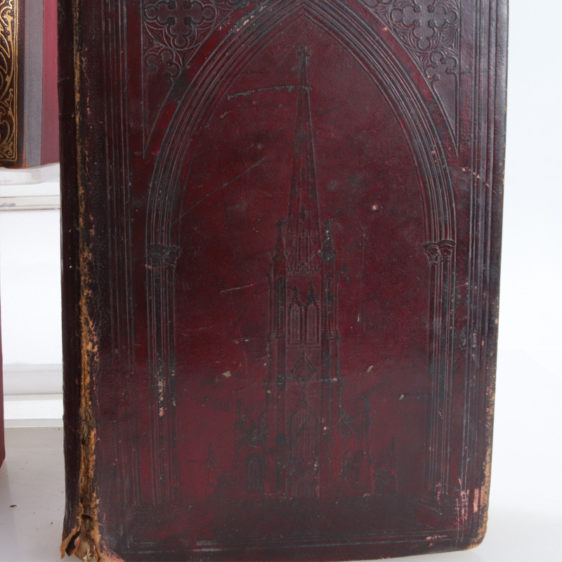 Leather Bound Book Lot